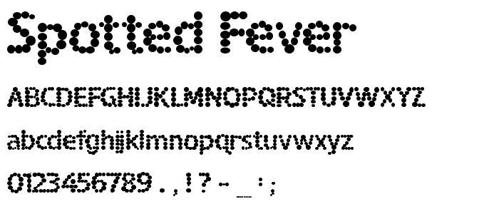 Spotted Fever font
